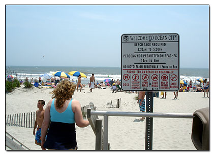 Welcome to Ocean City Beach NJ
